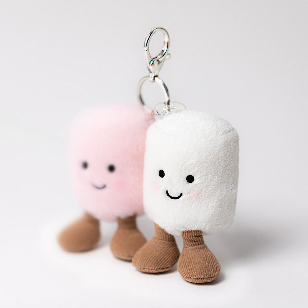 Jelly Cat Amuseables Pair of Marshmallows Bag Charm