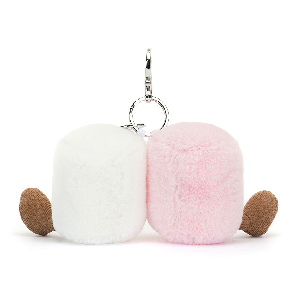Jelly Cat Amuseables Pair of Marshmallows Bag Charm