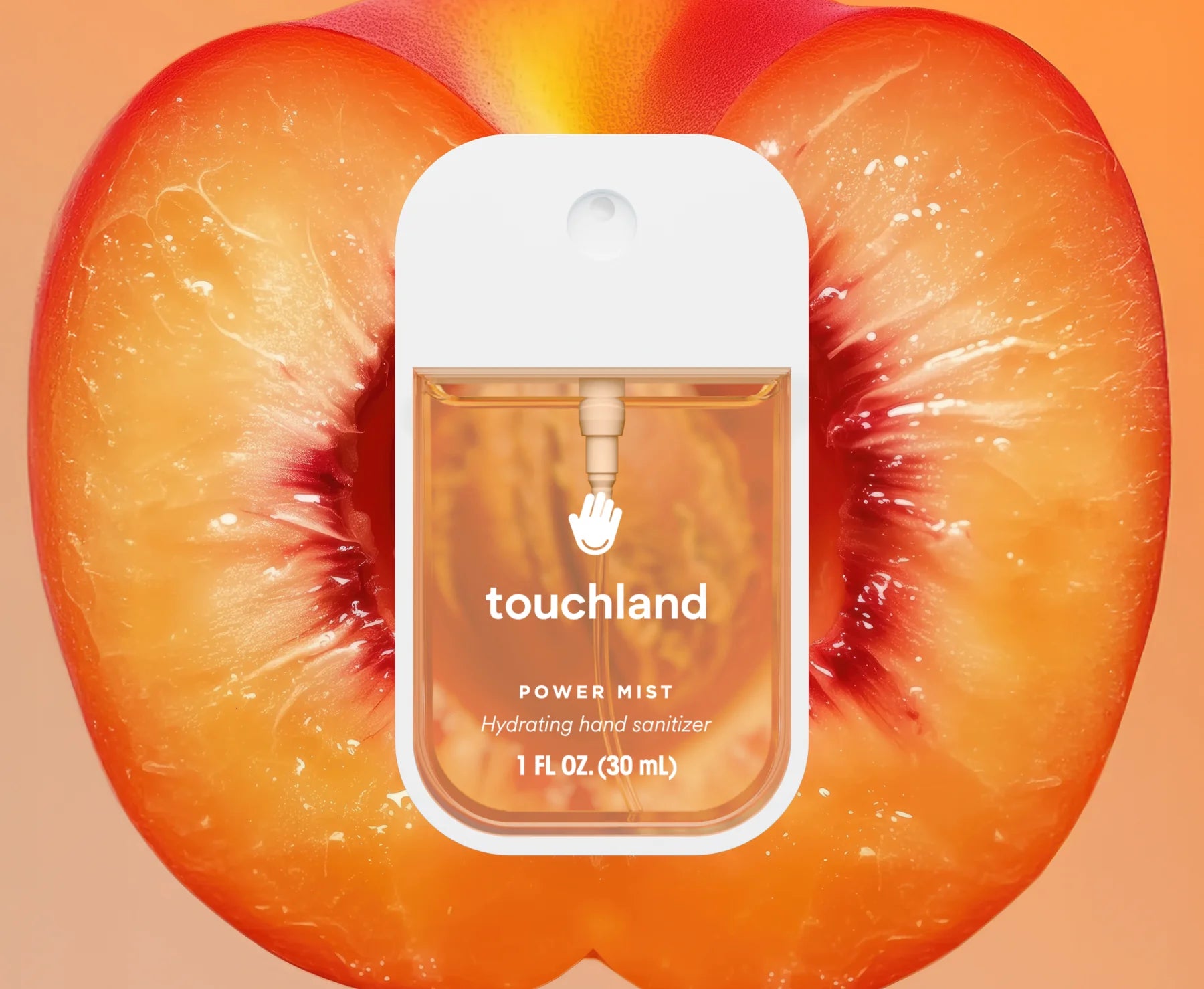 Touchland Power Mist Hydrating Hand Sanitizer (Velvet Peach)