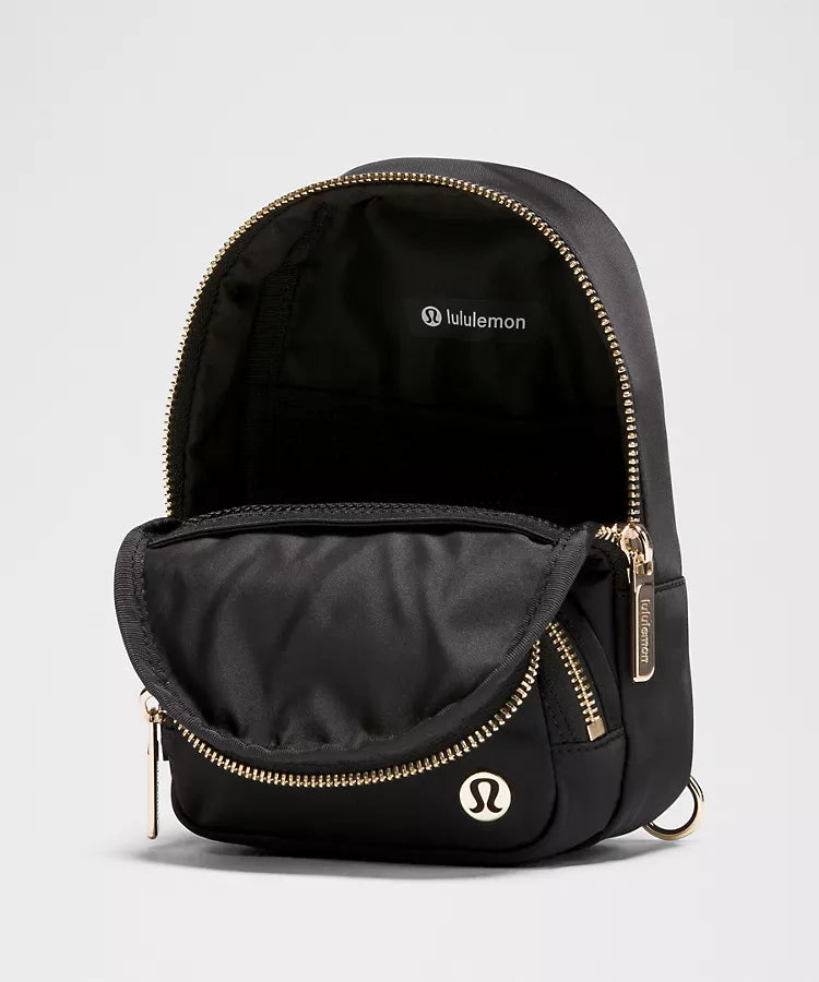LuluLemon Sling Bag EveryWhere Small 2L-ColourBlackGold