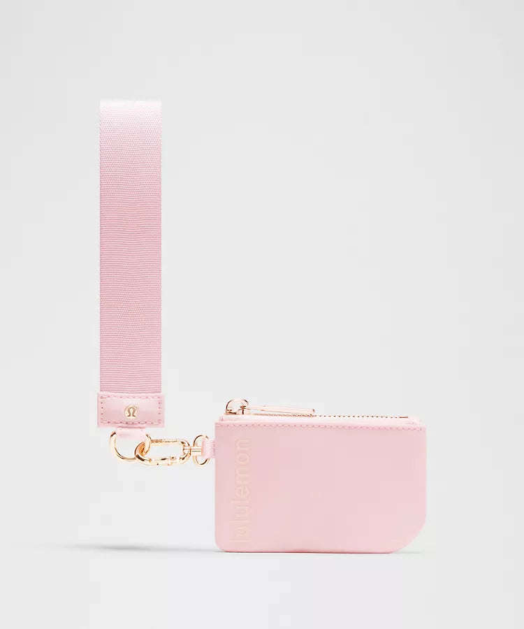 LuluLemon Dual Pouch Wristlet-Colour Blissful Pink/Light Ivory