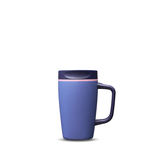 Owala SmoothSip Slider with Handle 12 OZ-Blue Jay