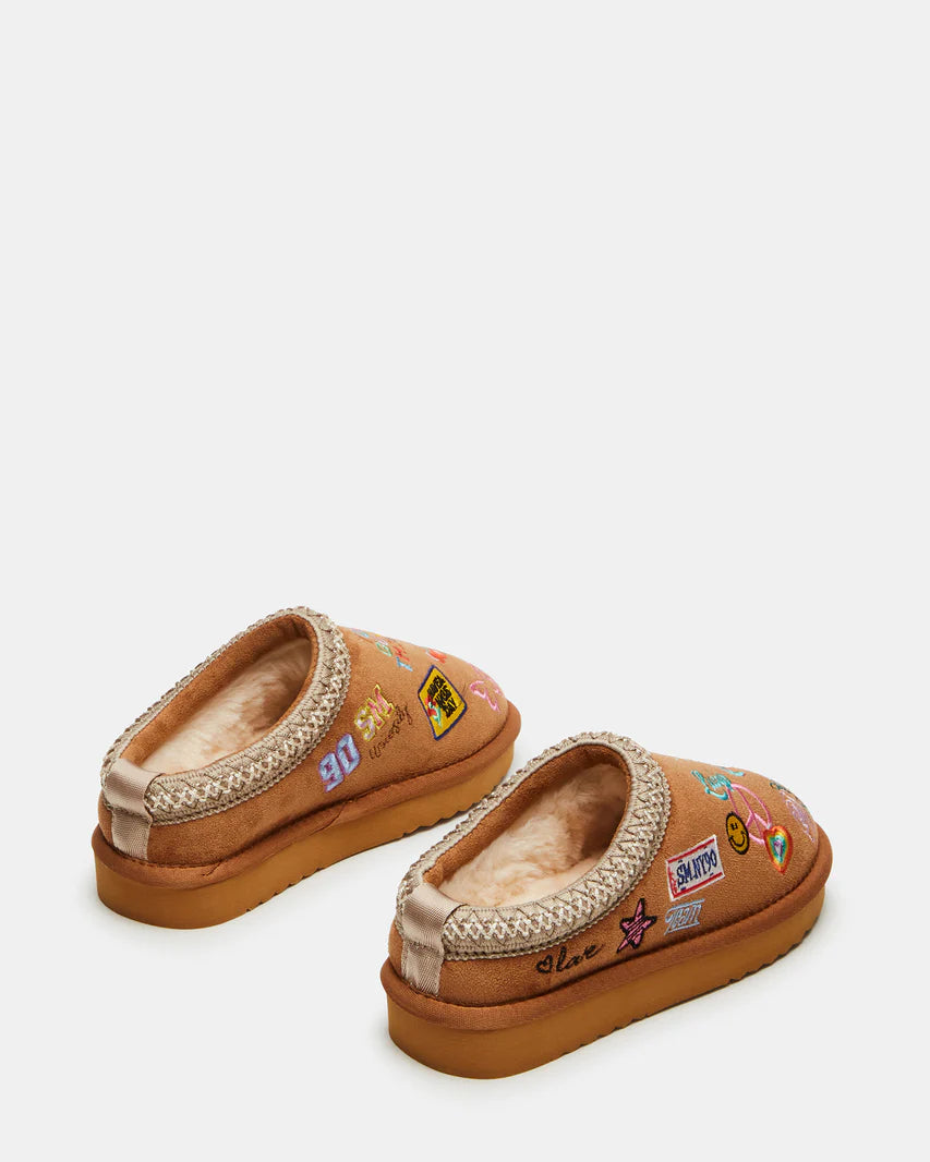 Steve Madden Kids' Jordye Faux Fur Clog Slipper - 3M (size: 35 European)