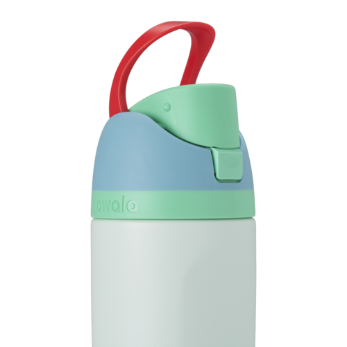 Kid's Owala 16 OZ FreeSip Stainless Steel Water Bottle-Rain Forest