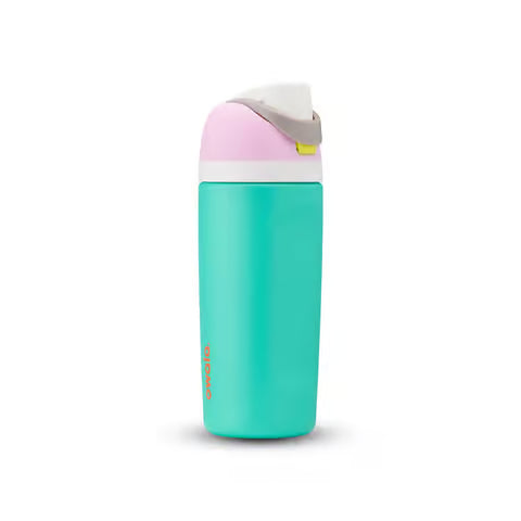 Kid's Owala 16 OZ FreeSip Stainless Steel Water Bottle-Make Waves