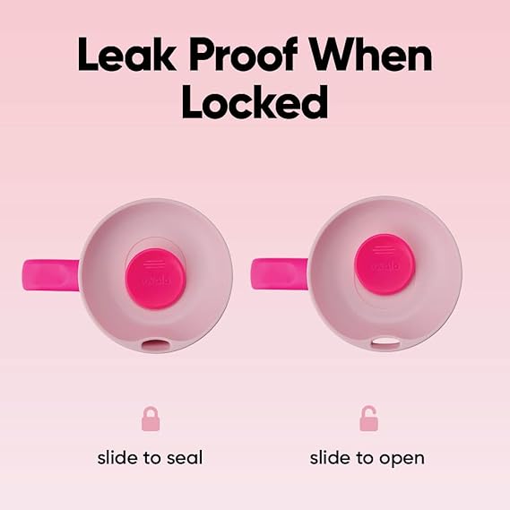 Owala SmoothSip Slider with Handle 12 OZ-Pucker Up