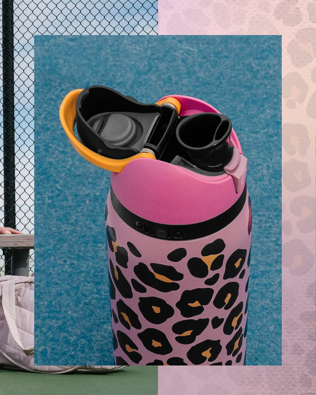 Owala FreeSip 32 OZ Walter Bottle-Jungle Stroll