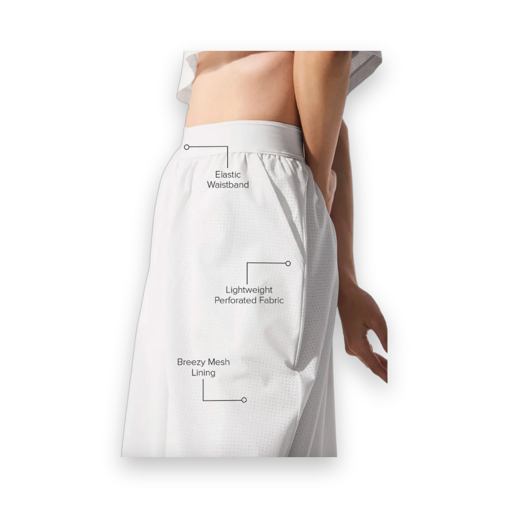 ALO Mesh Mirage Trouser - White 
