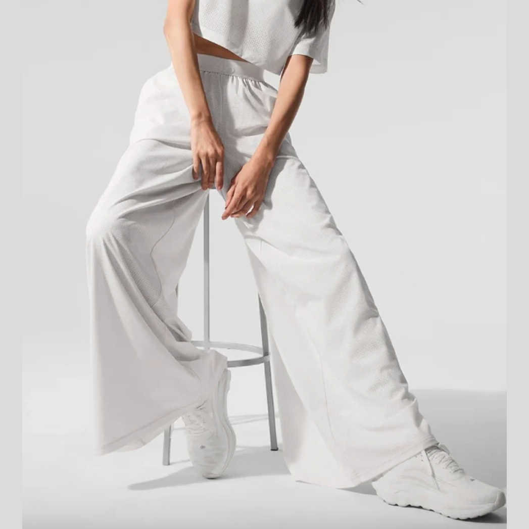 ALO Mesh Mirage Trouser - White 