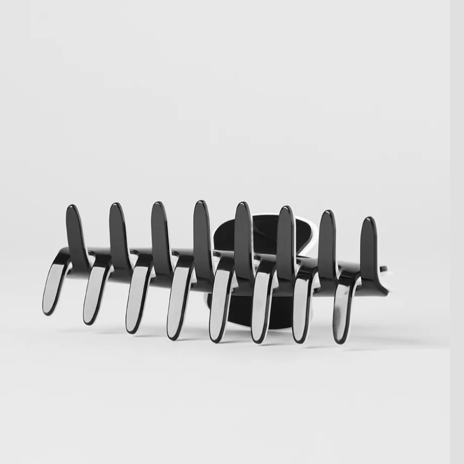ALO Outline Claw Clip - Black/White 