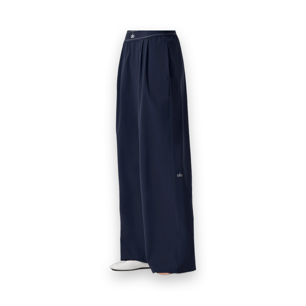 ALO Suit Up Trouser Regular - Navy 