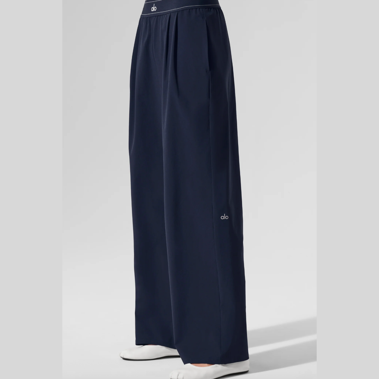 ALO Suit Up Trouser Regular - Navy 