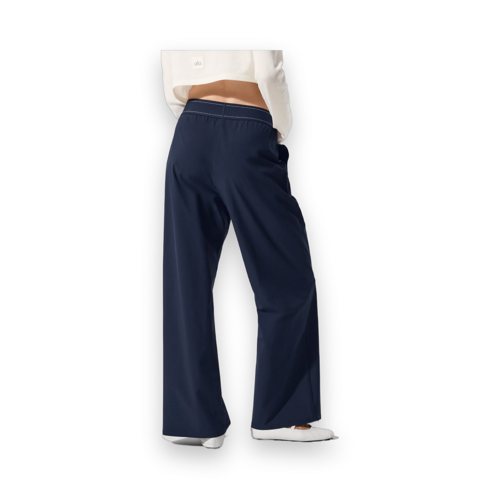 ALO Suit Up Trouser Regular - Navy 