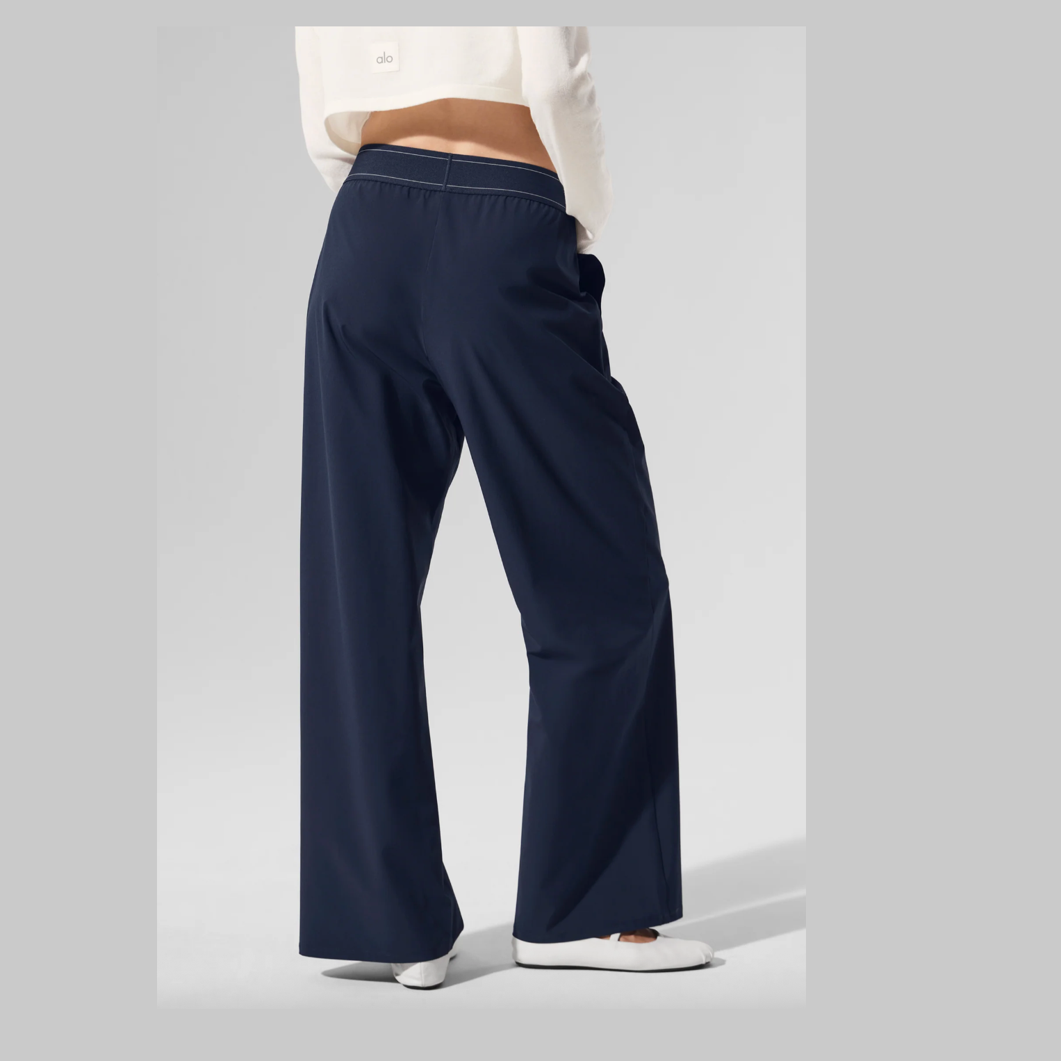 ALO Suit Up Trouser Regular - Navy 