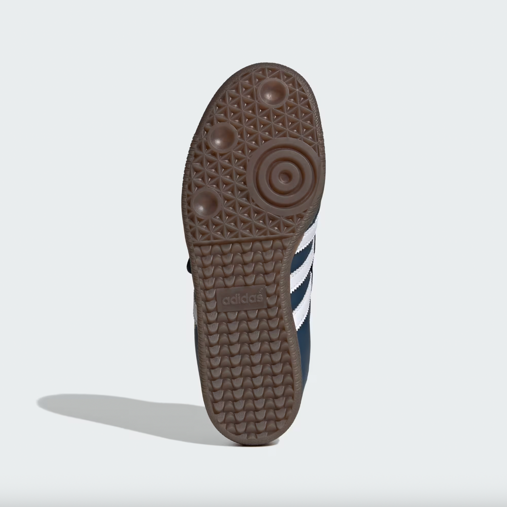 Adidas Samba Jane Shoes - Crew Navy / Cloud White / Gold Metallic