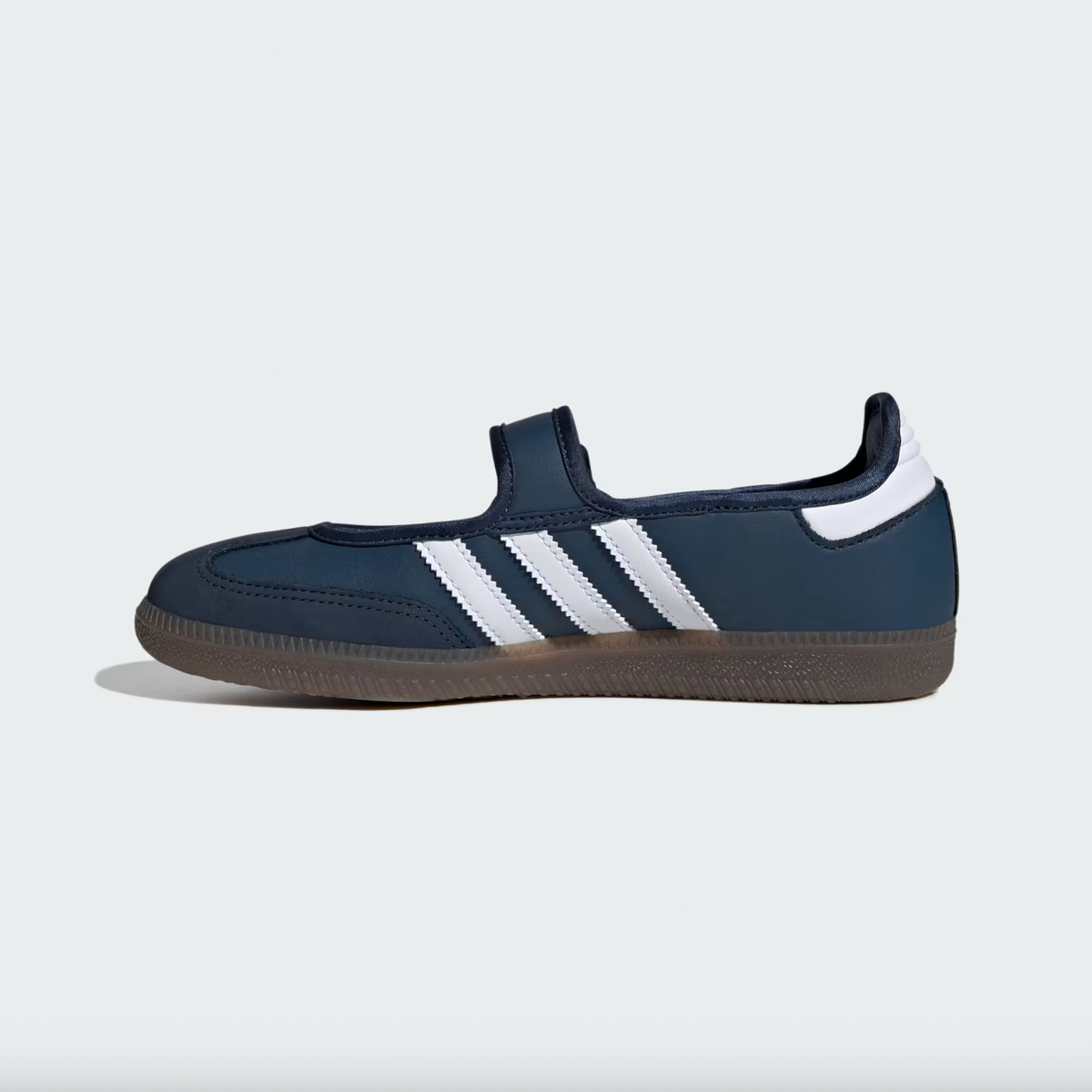 Adidas Samba Jane Shoes - Crew Navy / Cloud White / Gold Metallic