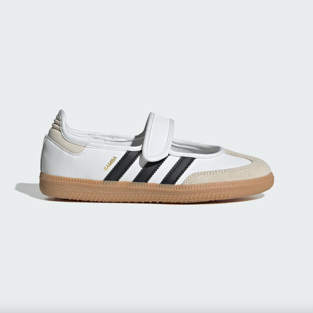 Adidas Samba Jane Shoes Kids - Cloud White / Alumina / Gum