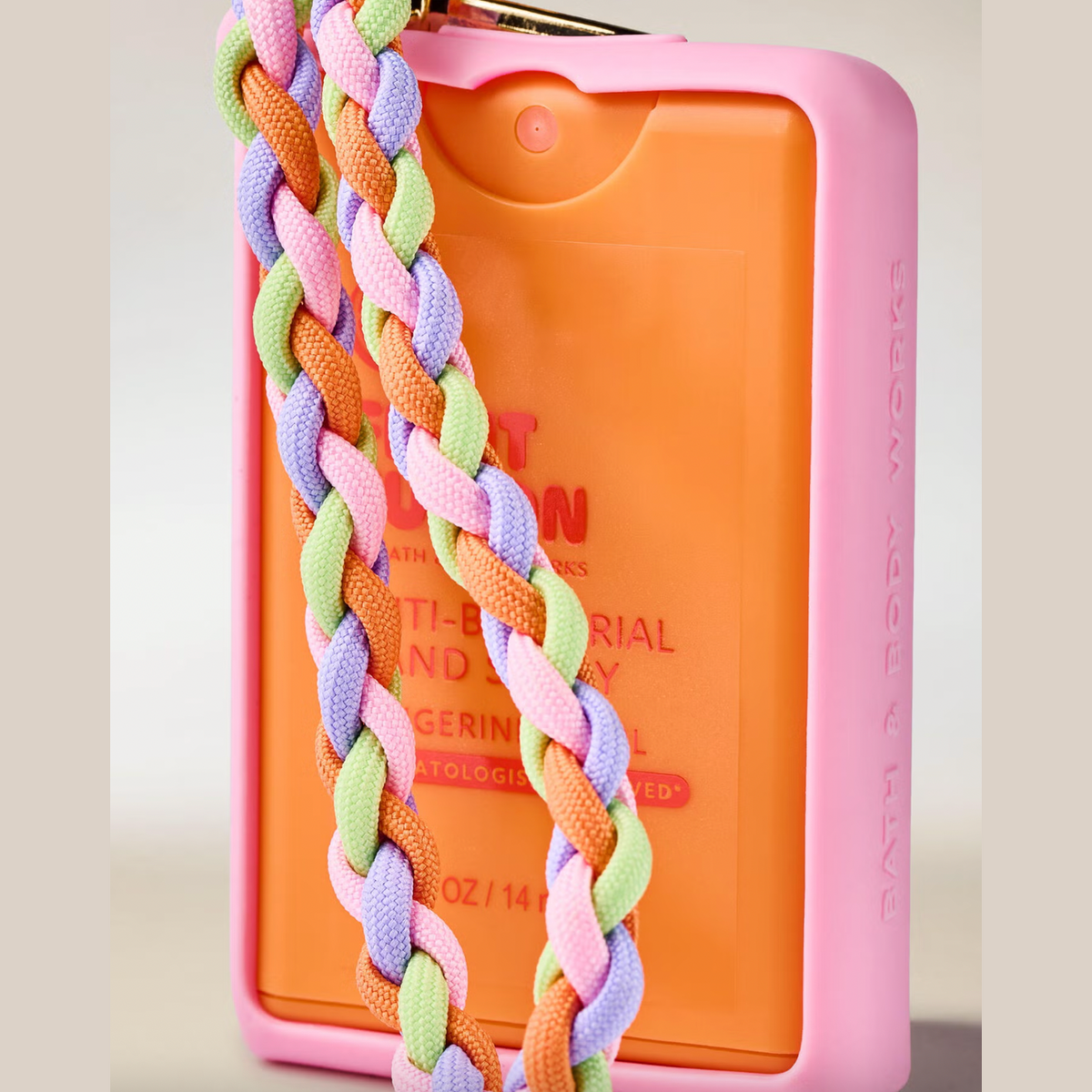 Bath & Body Works Pink Wristlet PocketSpray Holder