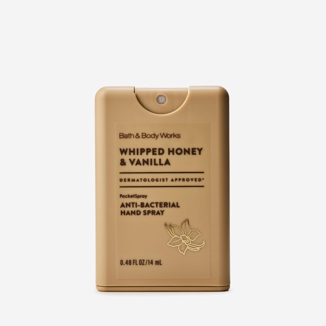 Bath & Body Works Whipped Honey & Vanilla Pocket Spray Hand Sanitizer 14 ml