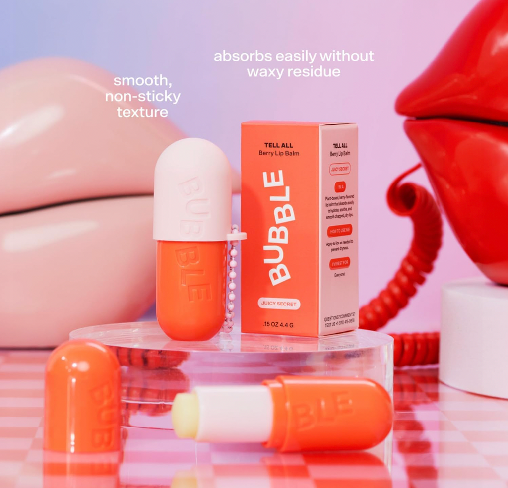 Bubble Skincare Tell All Juicy Secret Berry Lip Balm