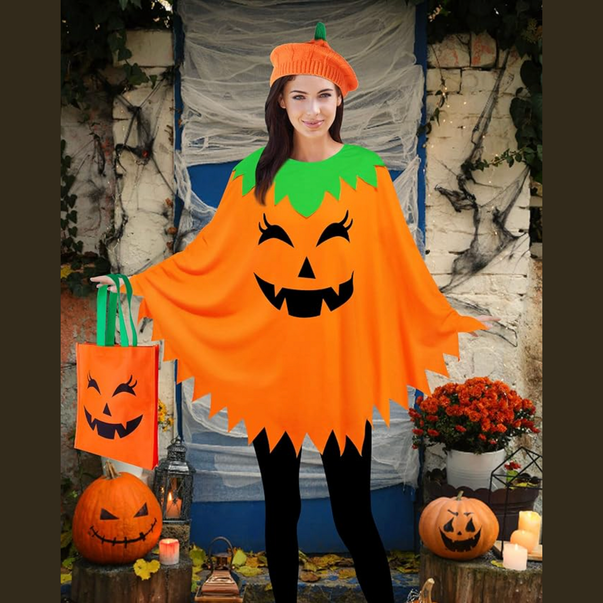 CONGRU Pumpkin Costume for Women Adult