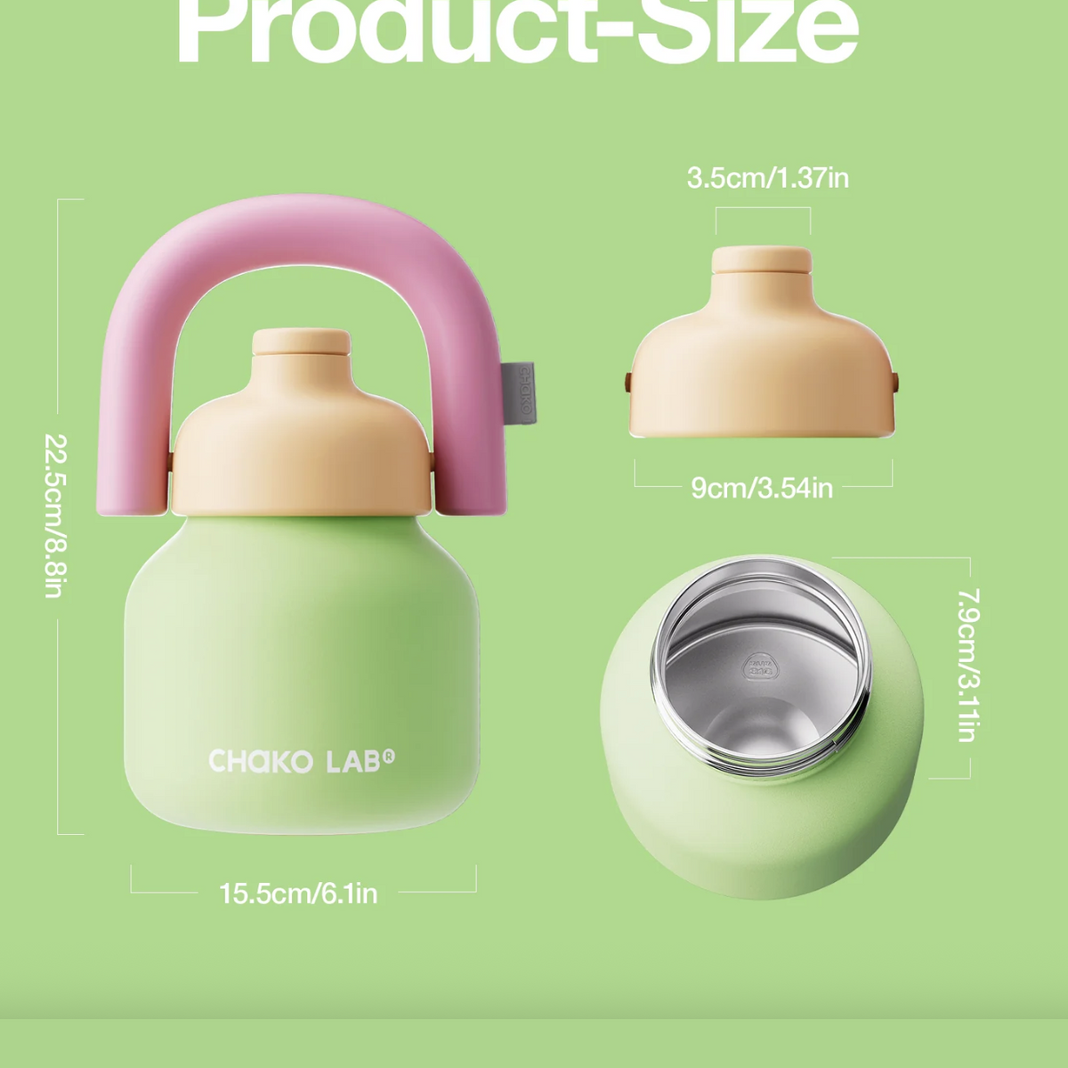 Chako Lab LinLin Kettle 34 OZ. - Green 