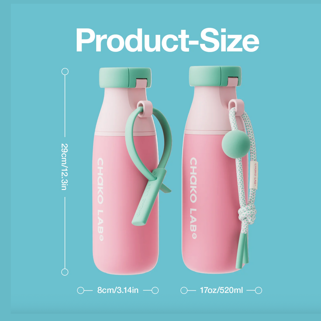 Chako Lab Milk Bottle 520 ml - Peach Glaze