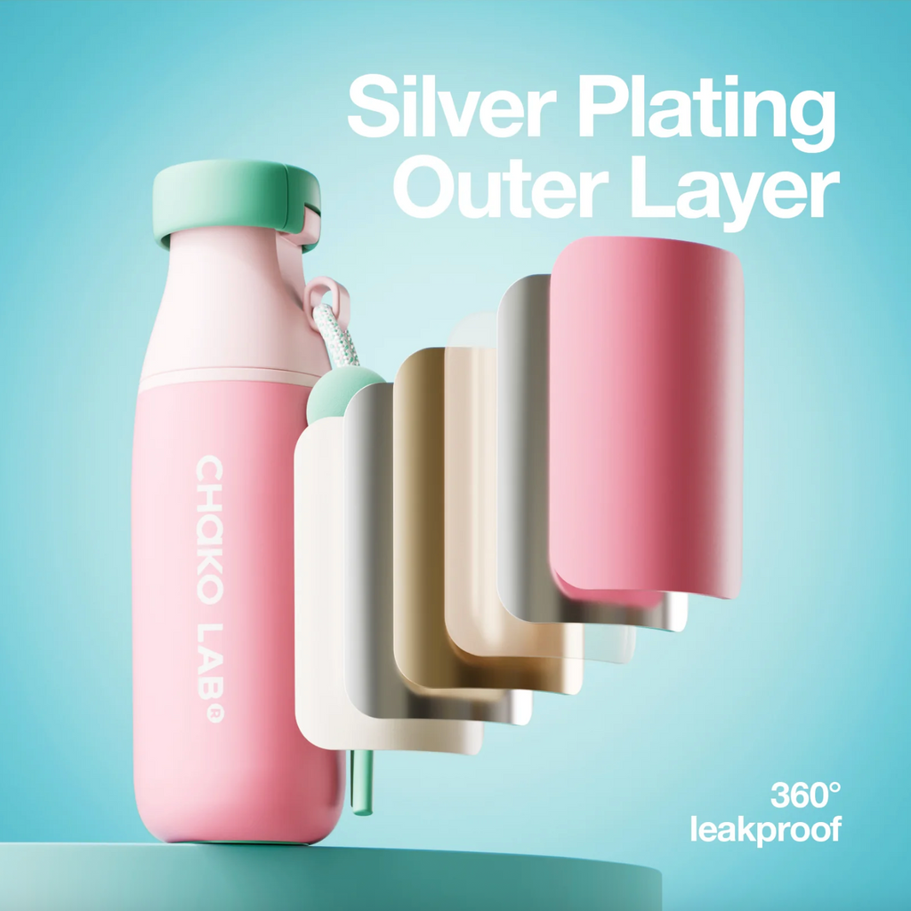 Chako Lab Milk Bottle 520 ml - Peach Glaze