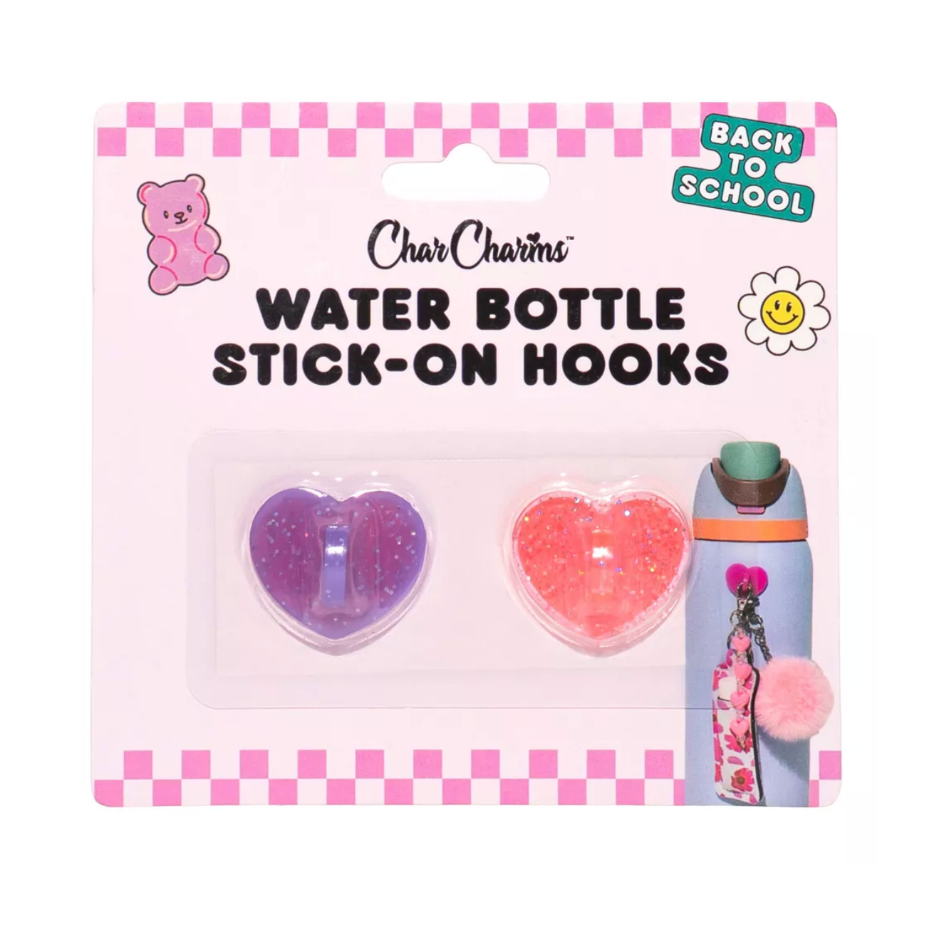 CharCharms Stick on Hook 2pk - Pastel 