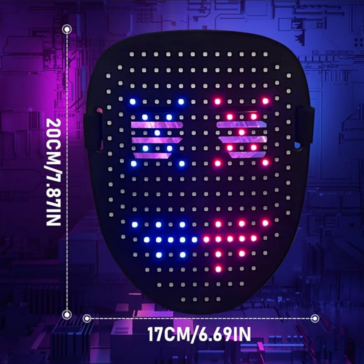 Depointer Life LED Mask Face-Transforming Light up Mask