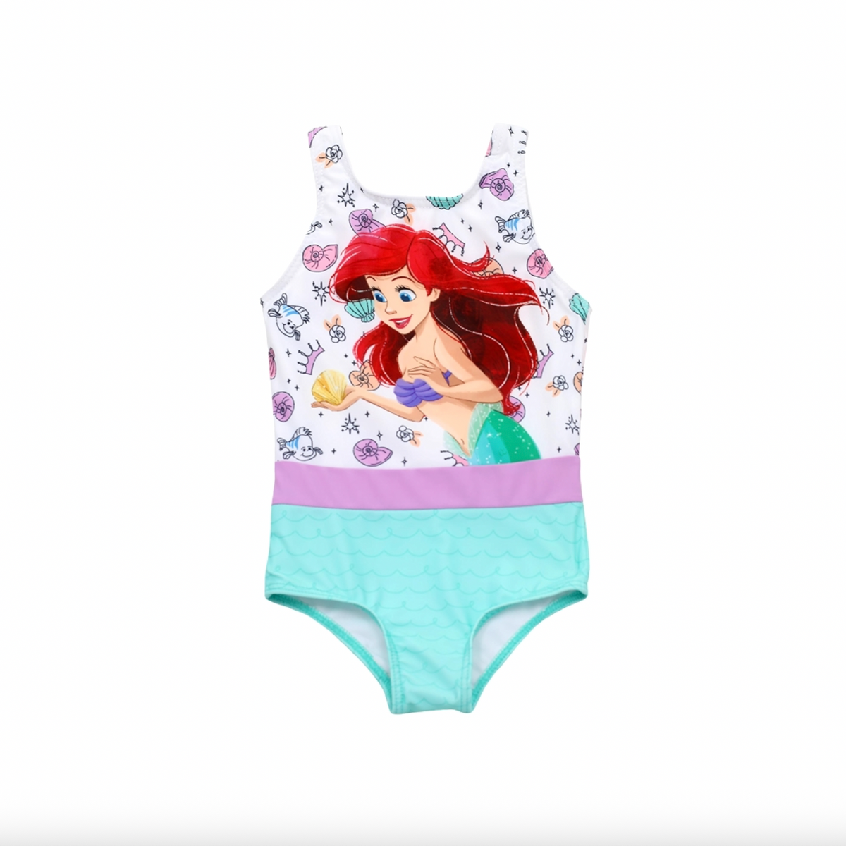 Disney Princess The Little Mermaid Ariel Swimwear One Piece Swimsuit