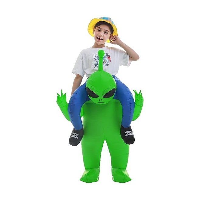 Double Couple Halloween Alien Costume Halloween Blow up Costumes Kids Size 