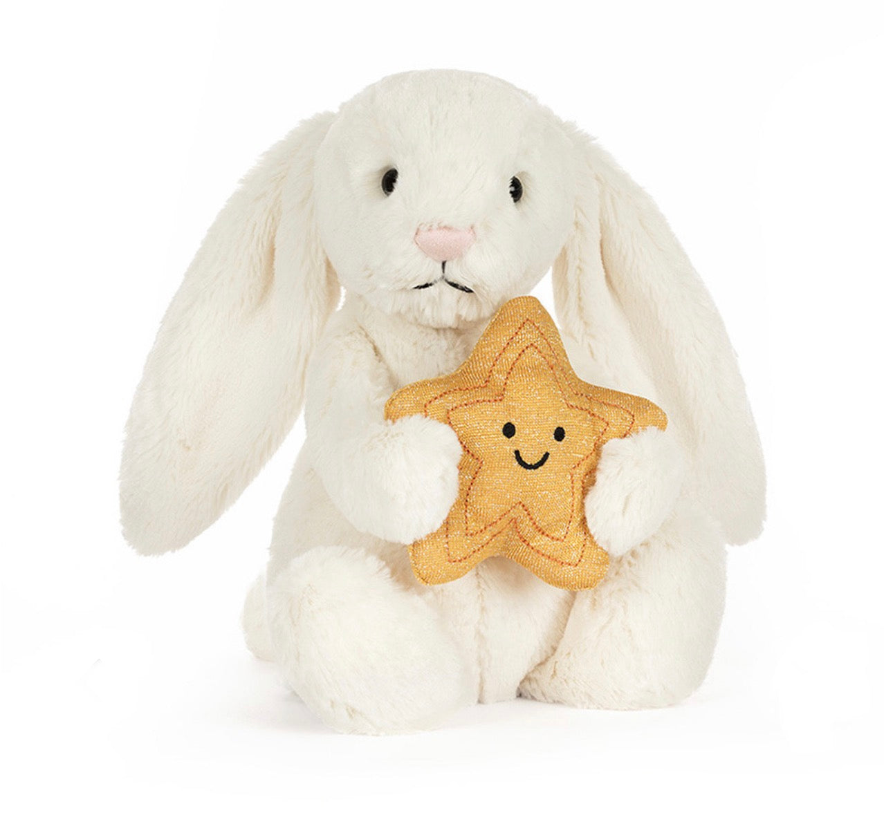 Jelly Cat - Cream Bunny with Star