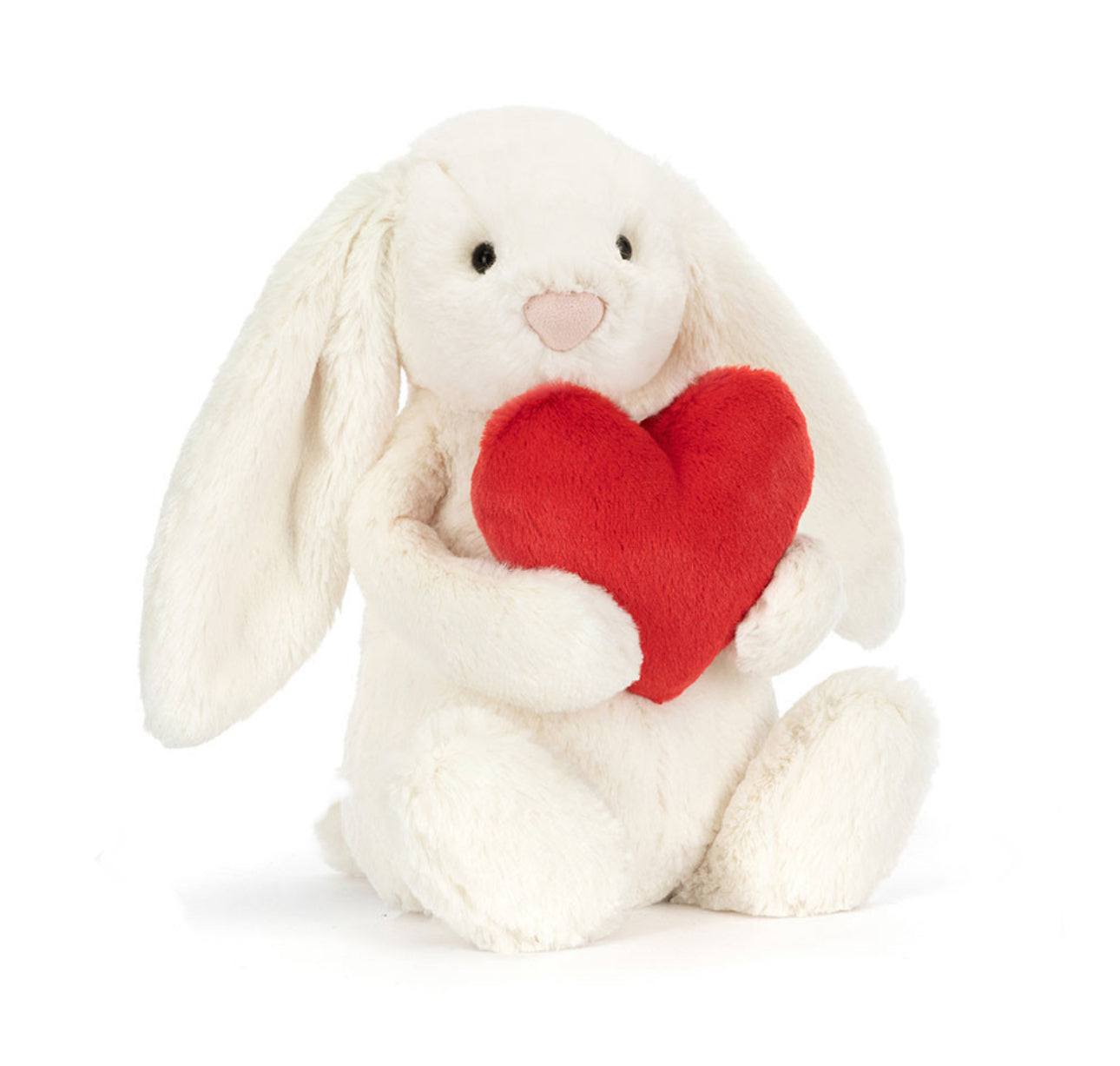 Jelly Cat - Bashful Red Love Heart Bunny