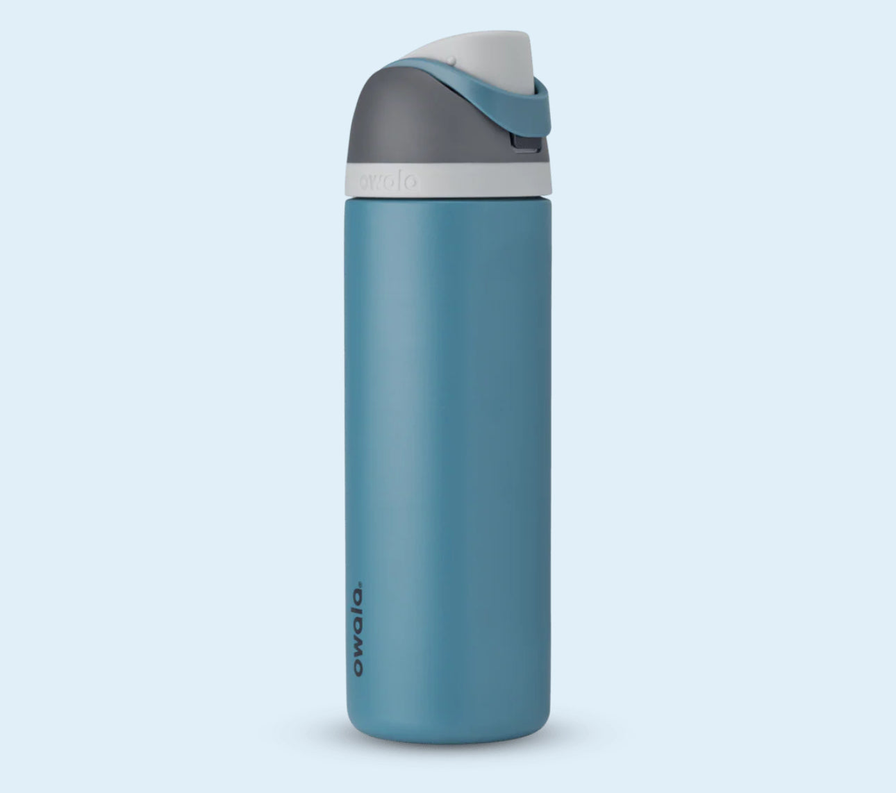 Owala  24 OZ FreeSip Stainless Steel Walter Bottle- Blue Oasis