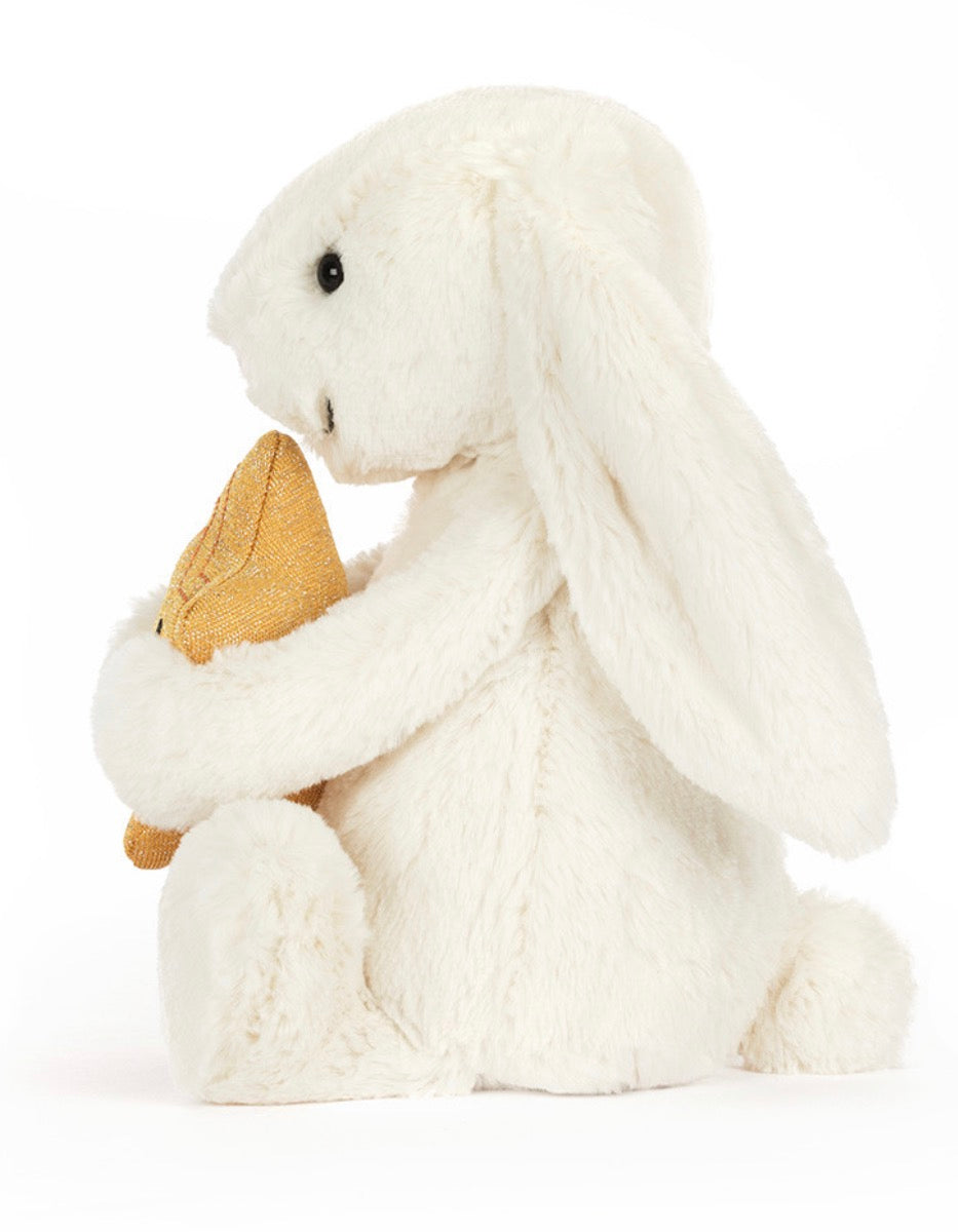 Jelly Cat - Cream Bunny with Star