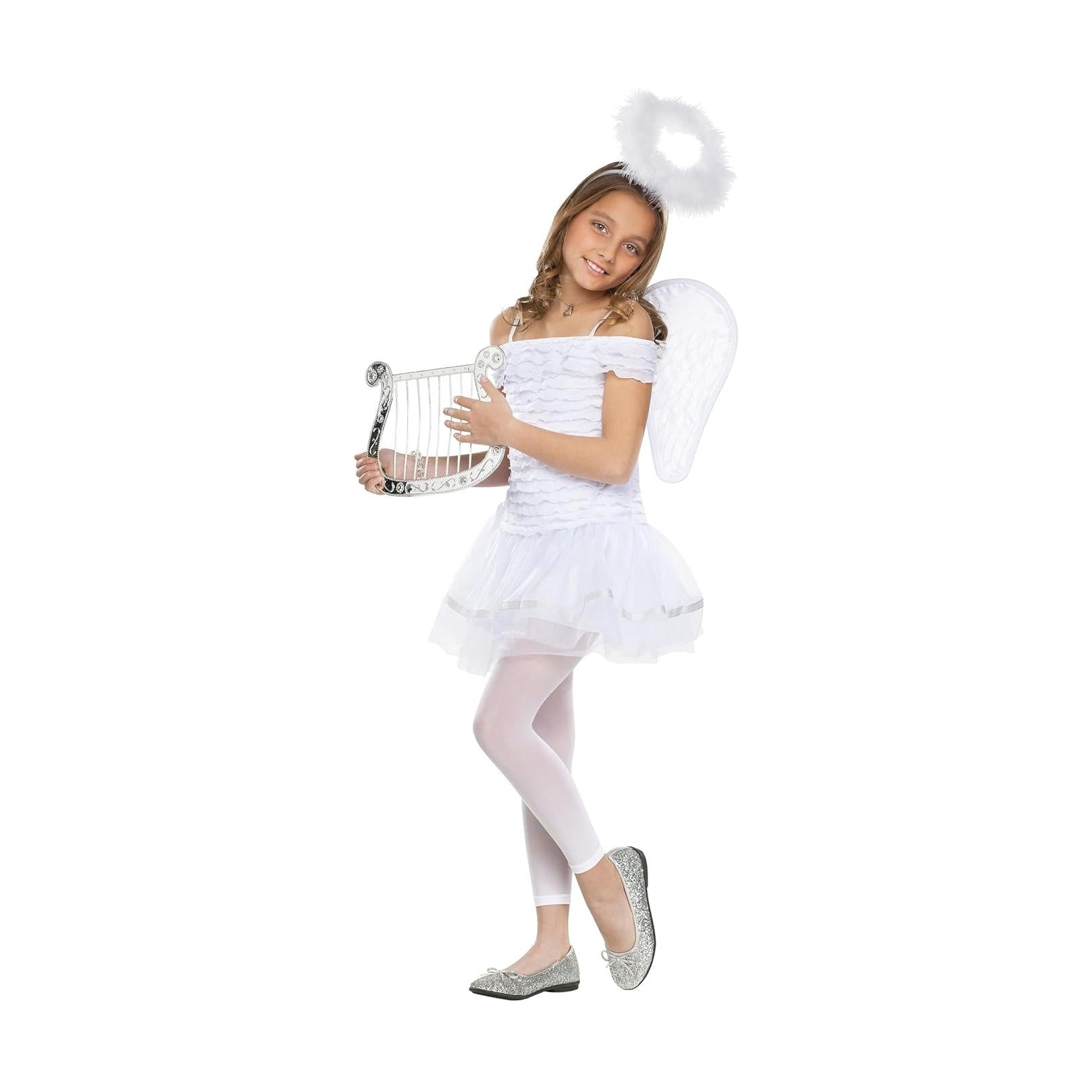 Fun World Little Angel, Medium 8-10 years, White 