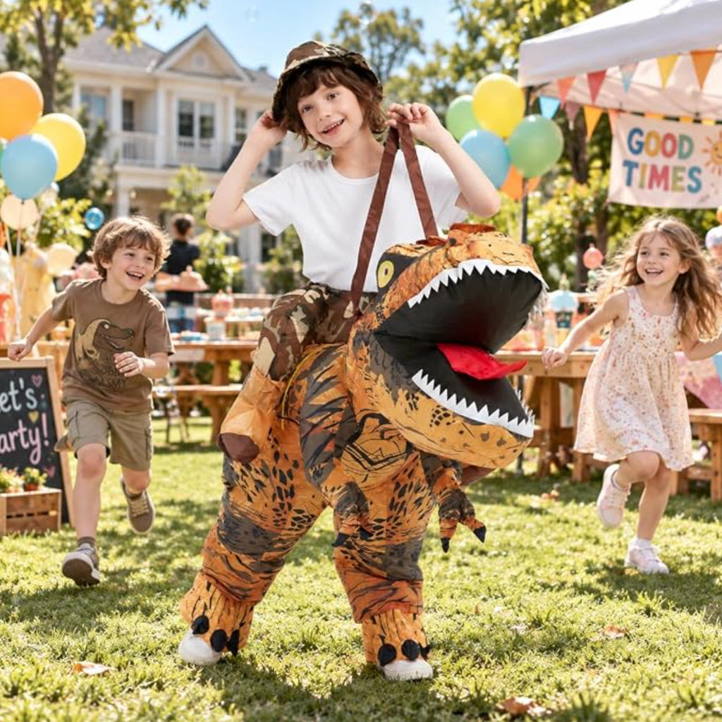 GOOSH Inflatable Dinosaur Costume Kids