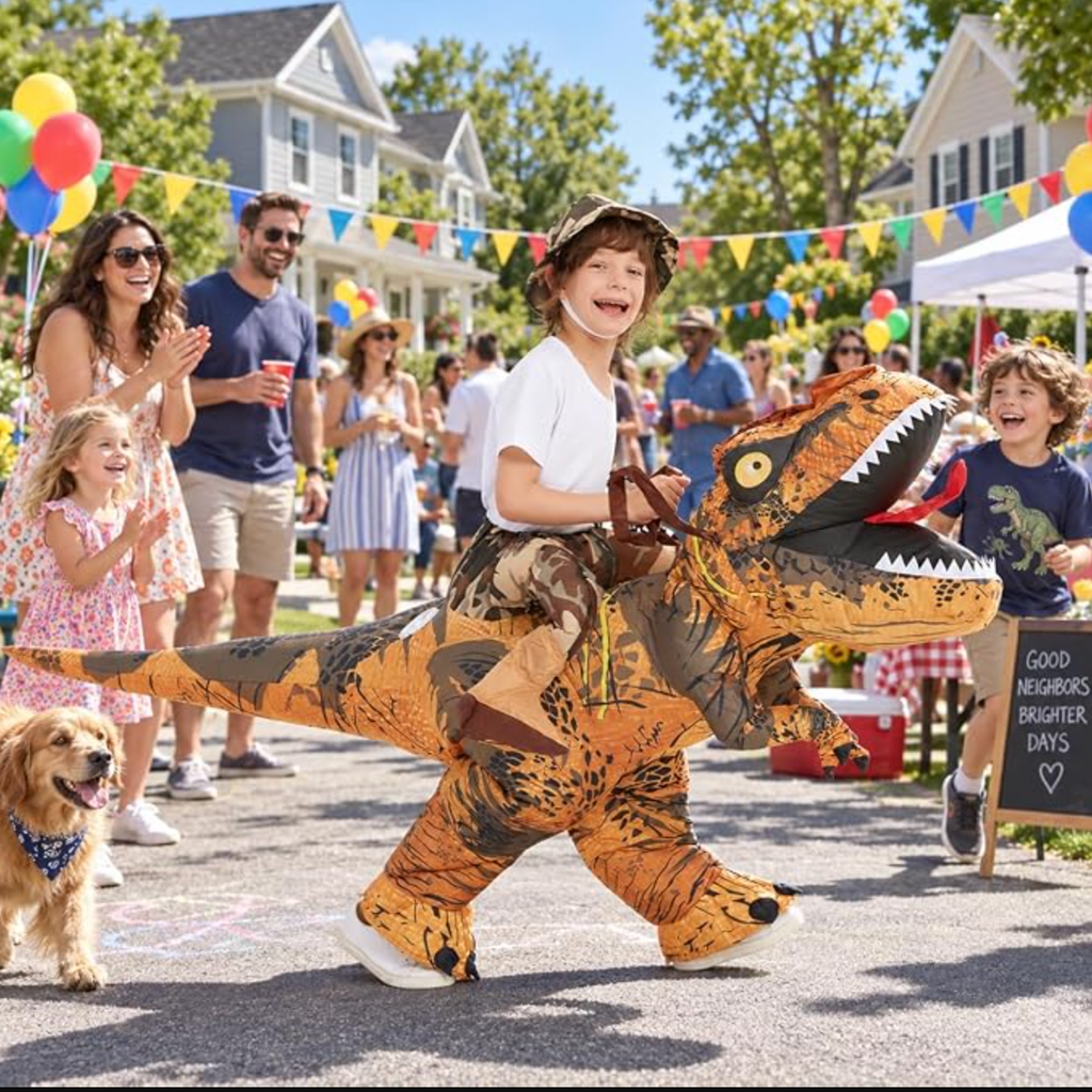 GOOSH Inflatable Dinosaur Costume Kids