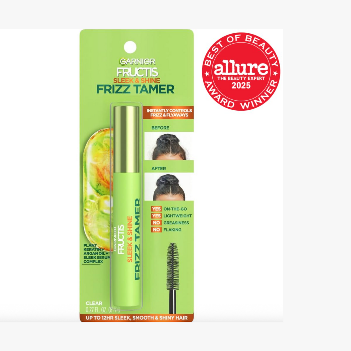 Garnier Fructis Sleek & Shine Frizz Tamer Hair Serum Wand 8 ml