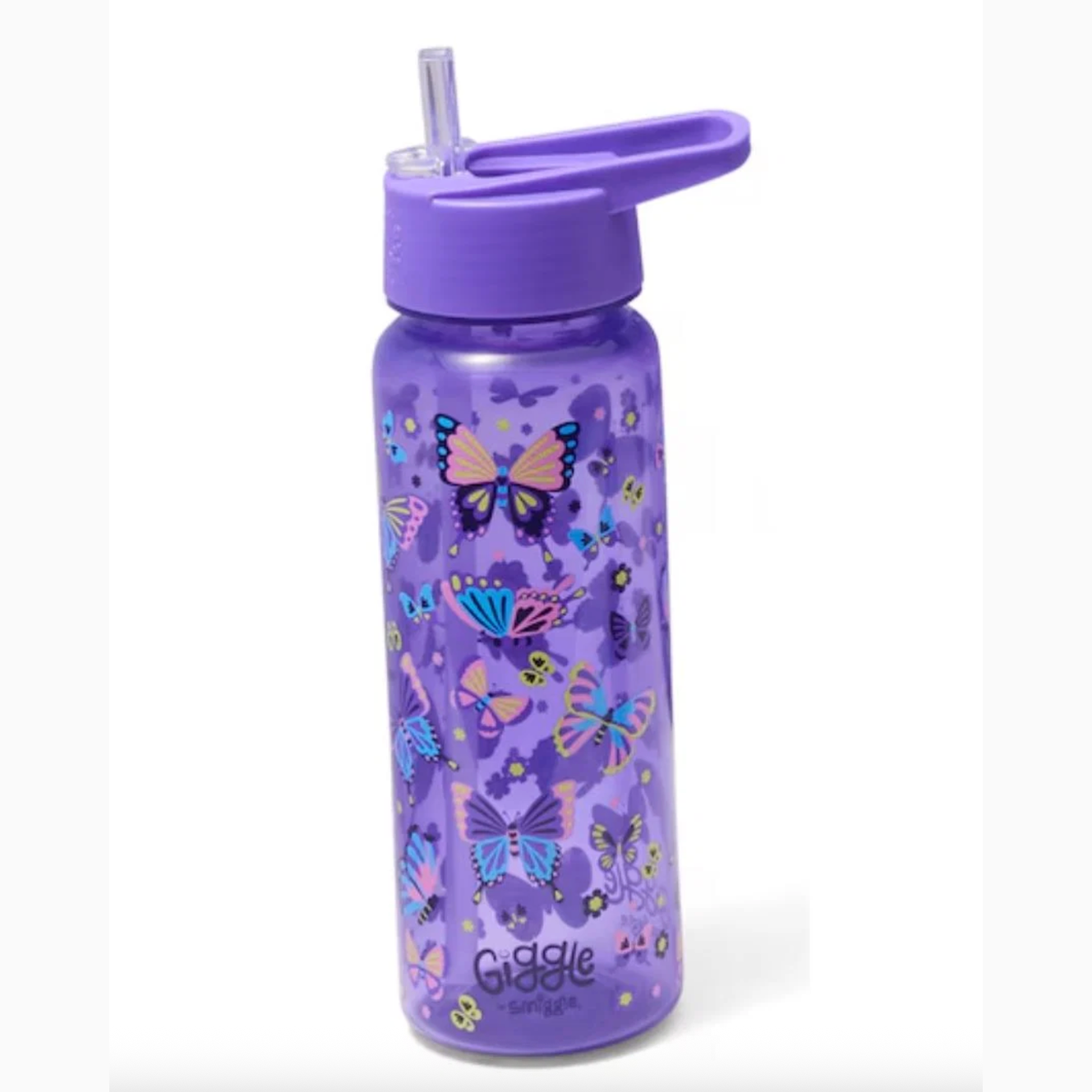 Giggle by Smiggle Drink Bottle 650ml - Lilac 