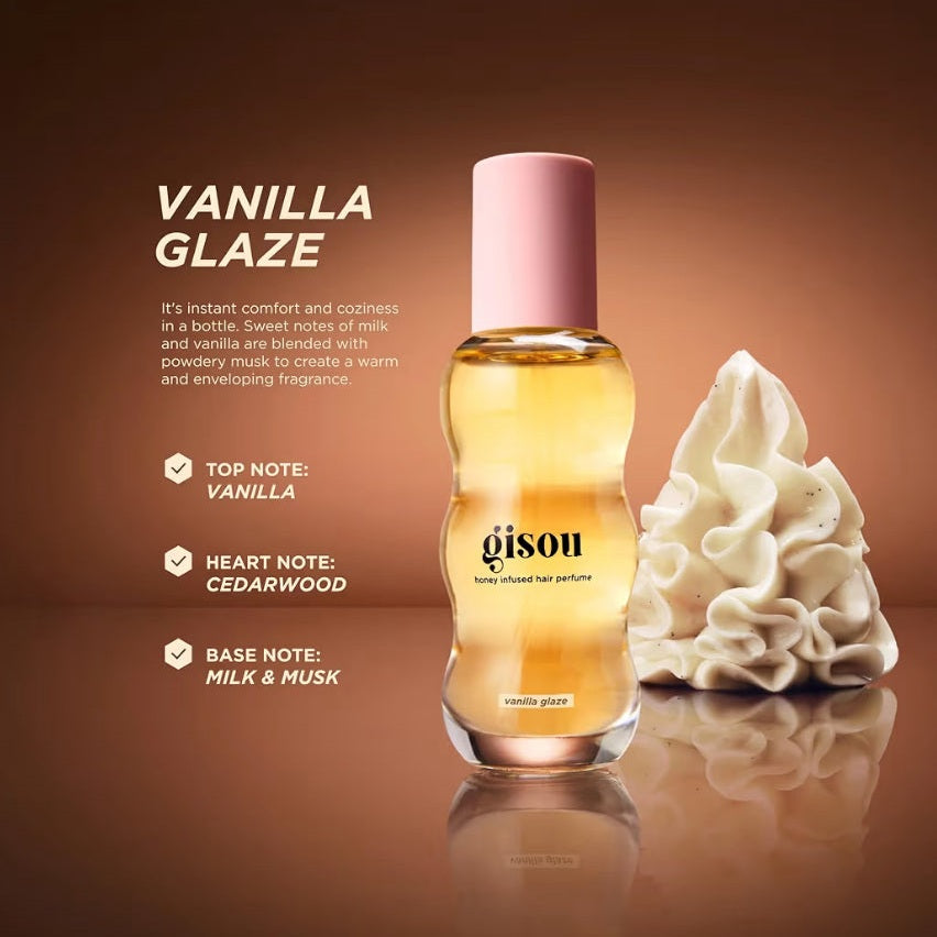 Gisou Hair Perfume Mini 15 ml - Vanilla Glaze 