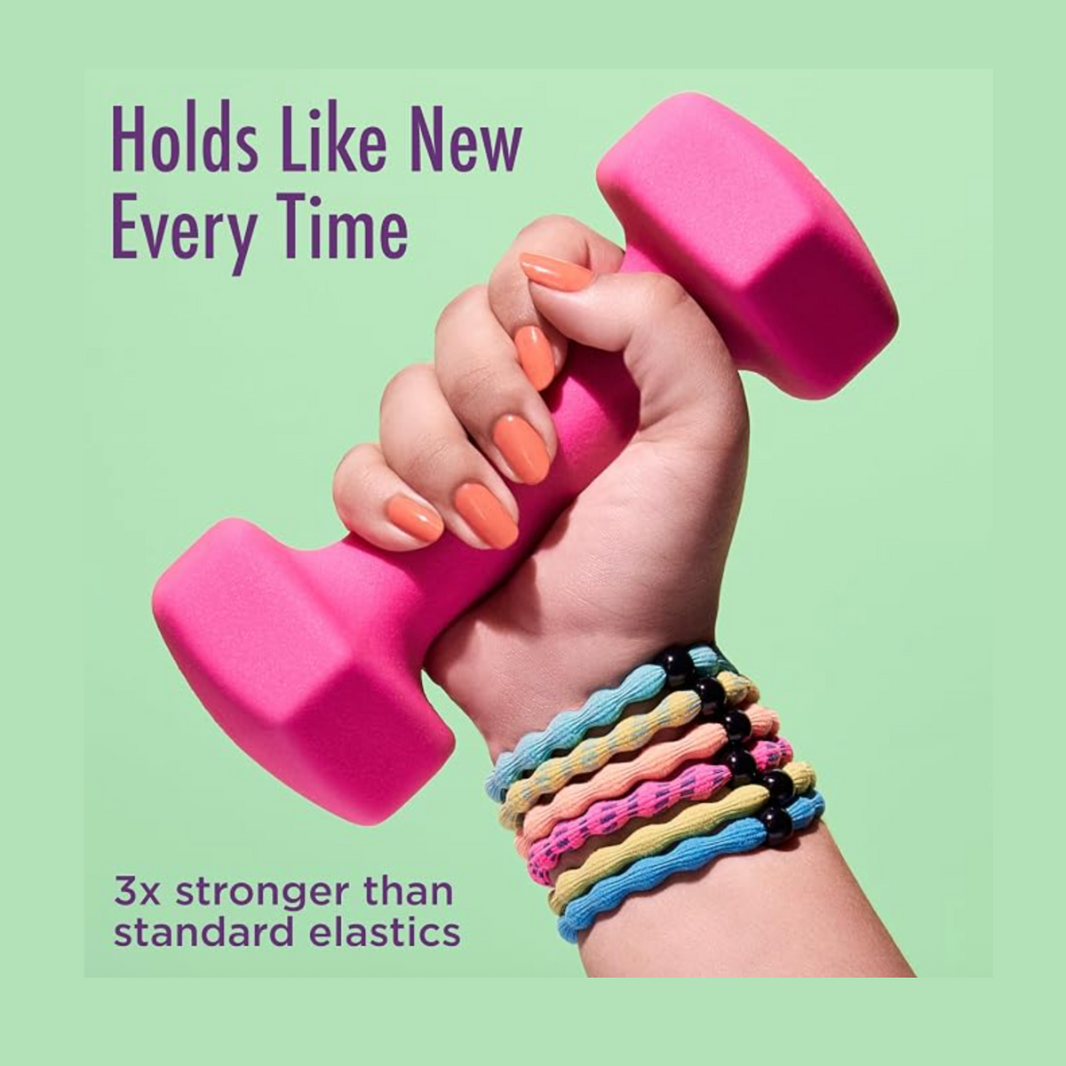 Goody Ouchless Forever Hair Elastics - 10 Ct