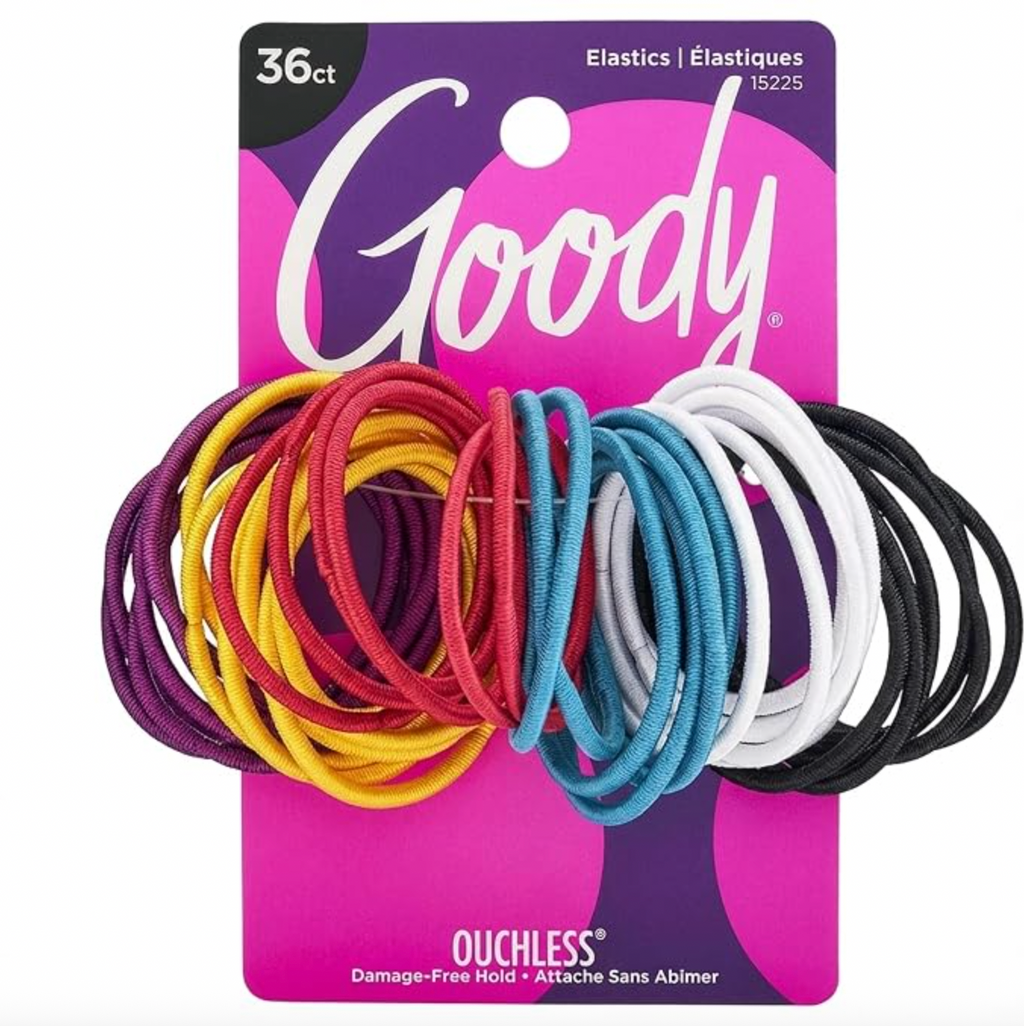 Goody Ouchless Hair Elastics 36-Count Brooke Assorted