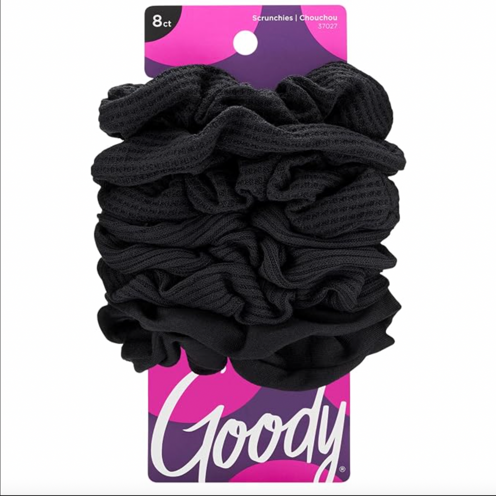 Goody Ouchless Jersey Scrunchies - Black