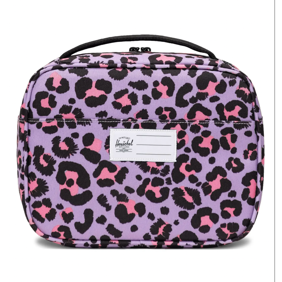 Herschel Pop Quiz Lunch Box | Kids - 5L - SCRIBBLE LEOPARD SACHET PINK