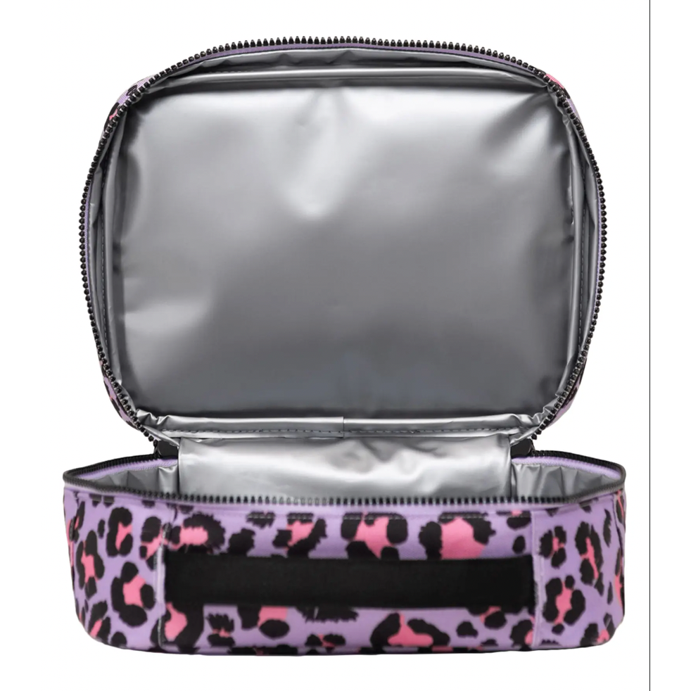 Herschel Pop Quiz Lunch Box | Kids - 5L - SCRIBBLE LEOPARD SACHET PINK