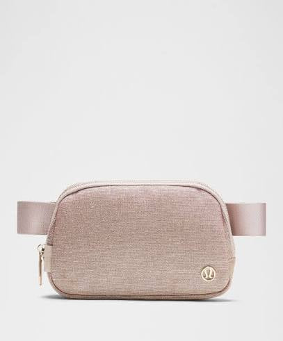 Lululemon Everywhere Belt Bag 1L Glitter (Champagne/Muse/Gold)