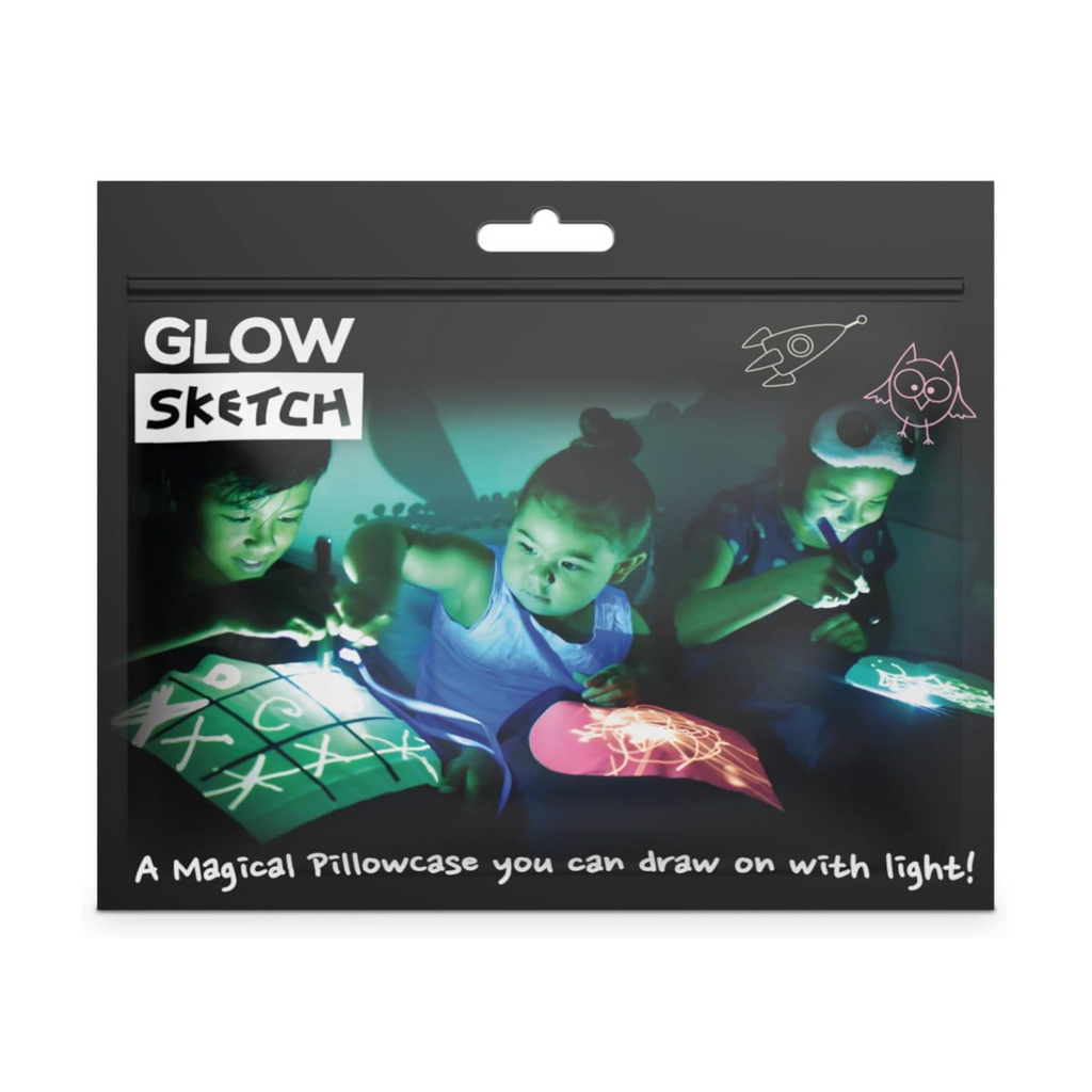 Illuminated Apparel Glow Sketch Interactive Glow In The Dark Pillow Case Dream Cloud 