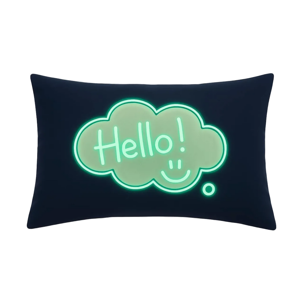 Illuminated Apparel Glow Sketch Interactive Glow In The Dark Pillow Case Dream Cloud 